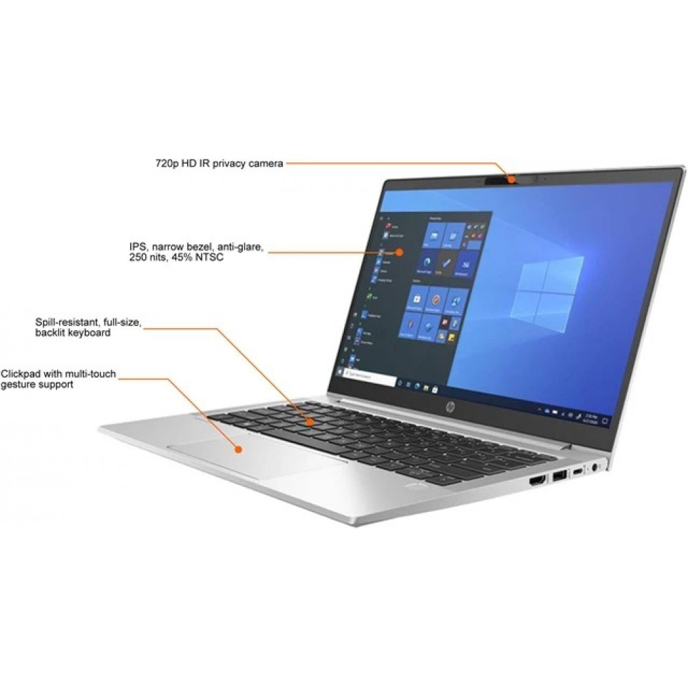 HP ProBook 630 G8 Grade A- – Intel Core i3, 16GB So-DIMM DDR4, 256GB NVMe SSD